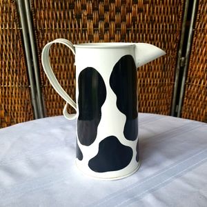 Cow print pitcher